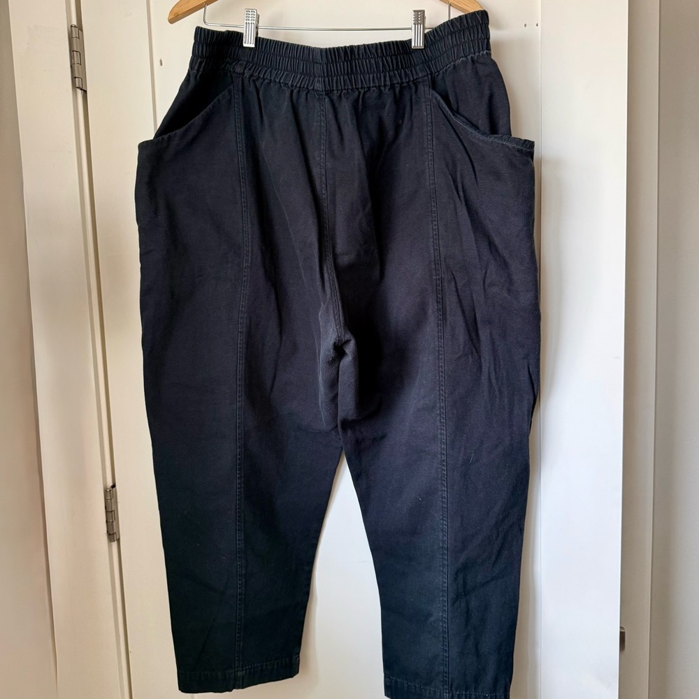 Elizabeth Suzann Black Canvas Work Pants